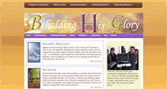 Desktop Screenshot of beholdinghisglory.com